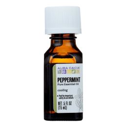 Aura Cacia - Pure Essential Oil Peppermint - 0.5 fl oz