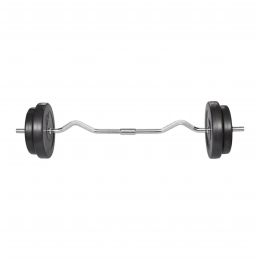 66.1 lb Curl Bar with Weights