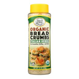 Edward and Sons Organic Italian Herb Breadcrumbs - Case of 6 - 15 oz.