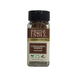 Pride of India â€“ Cinnamon Bark Whole â€“ Freshly Sourced from India â€“ Gourmet Whole Spice â€“ Strong Aroma â€“ Perfect for Cooking & Baking â€“ Ea