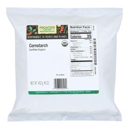 Frontier Herb Cornstarch Organic - Single Bulk Item - 1LB