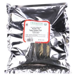 Frontier Herb Tea Organic Fair Trade Certified Black Assam Flowering Orange Pekoe Grade - Single Bulk Item - 1LB