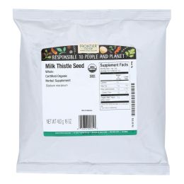 Frontier Herb Milk Thistle Organic Whole - Single Bulk Item - 1LB