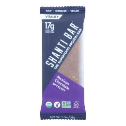 Shanti Bar - Superfood Protein Bar - Mexican Chocolate - Case of 12 - 2 oz.