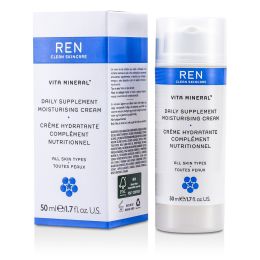 Ren - Vita Mineral Daily Supplement Moisturising Cream (For All Skin Types) - 50ml/1.7oz StrawberryNet