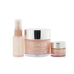 Clinique By Clinique Moisture Surge Set: Moisture Surge 100h 125ml+ All About Eyes 15ml+ Moisture Surge Face Spray Thirsty Skin Relief 30ml  --3pcs Fo