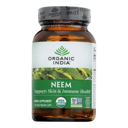 Organic India Usa Whole Herb Supplement, Neem - 1 Each - 90 VCAP (SKU: 2077832)