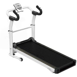 Home Fitness Exercise Portable Motorized Shock-Absorbing Folding Manual Treadmill (Color: silver, Type: Treadmill)