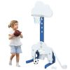 Kids Fitness Playing Game 3-in-1 Adjustable Basketball Hoop Sets