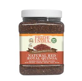 Pride Of India - Natural Red Royal Quinoa - 100% Bolivian Superior Grade Protein Rich Whole Grain (size: 3.3 LB)