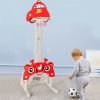 Kids Fitness Playing Game 3-in-1 Adjustable Basketball Hoop Sets