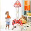 Kids Fitness Playing Game 3-in-1 Adjustable Basketball Hoop Sets