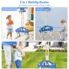 Kids Fitness Playing Game 3-in-1 Adjustable Basketball Hoop Sets