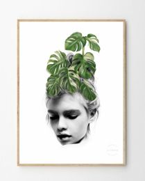 Monstera Print (size: 50 x 70cm)